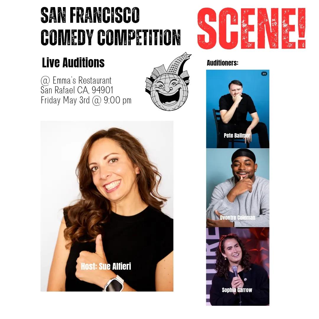 San Francisco Comedy Auditions with Sue Alfieri